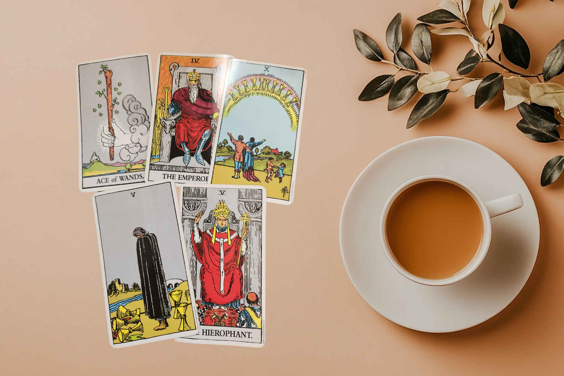 Tarot cards laid out for the Weekly Pulse forecast, reflecting emotional processing, letting go, and choosing a new direction